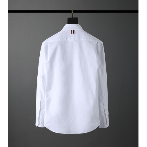Replica Thom Browne TB Shirts Long Sleeved For Men #831139 $80.00 USD for Wholesale