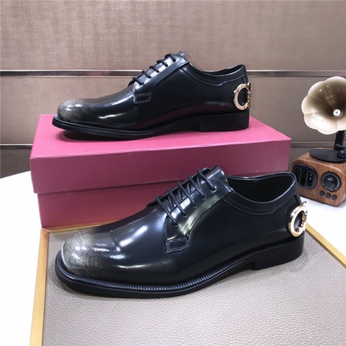 Salvatore Ferragamo Leather Shoes For Men #831146 $96.00 USD, Wholesale Replica Salvatore Ferragamo Leather Shoes
