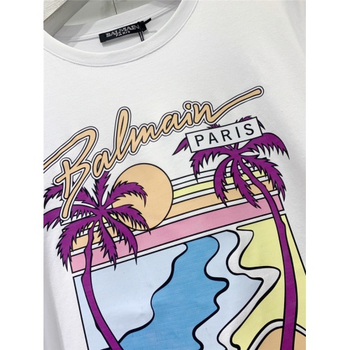 Replica Balmain T-Shirts Short Sleeved For Men #831262 $41.00 USD for Wholesale