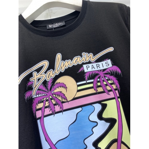 Replica Balmain T-Shirts Short Sleeved For Men #831263 $41.00 USD for Wholesale