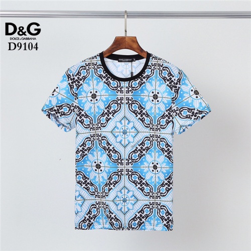 Dolce &amp; Gabbana D&amp;G T-Shirts Short Sleeved For Men #831298 $30.00 USD, Wholesale Replica Dolce &amp; Gabbana D&amp;G T-Shirts