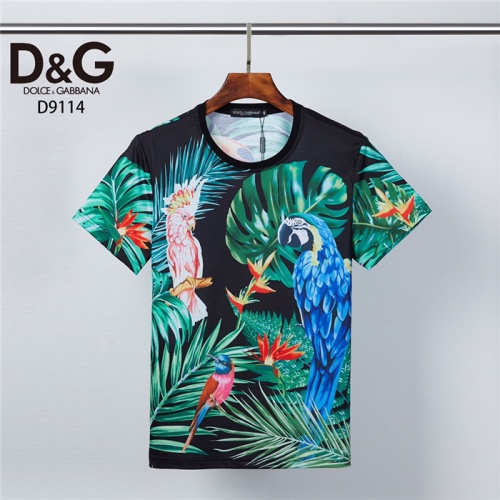 Dolce &amp; Gabbana D&amp;G T-Shirts Short Sleeved For Men #831309 $30.00 USD, Wholesale Replica Dolce &amp; Gabbana D&amp;G T-Shirts