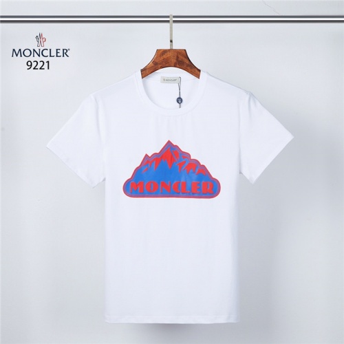 Moncler T-Shirts Short Sleeved For Men #831319 $28.00 USD, Wholesale Replica Moncler T-Shirts
