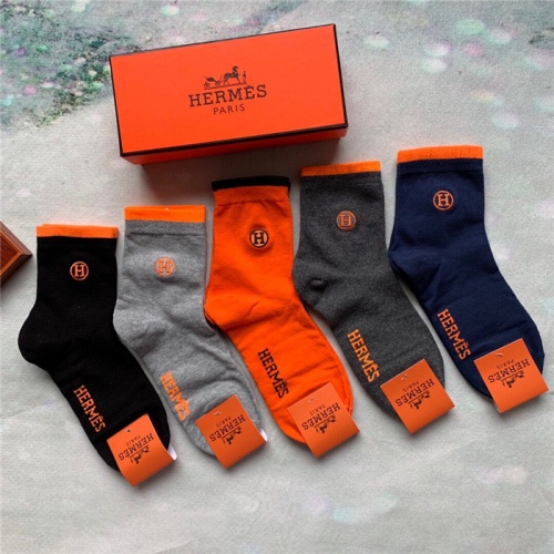Replica Hermes Socks #831337 $29.00 USD for Wholesale