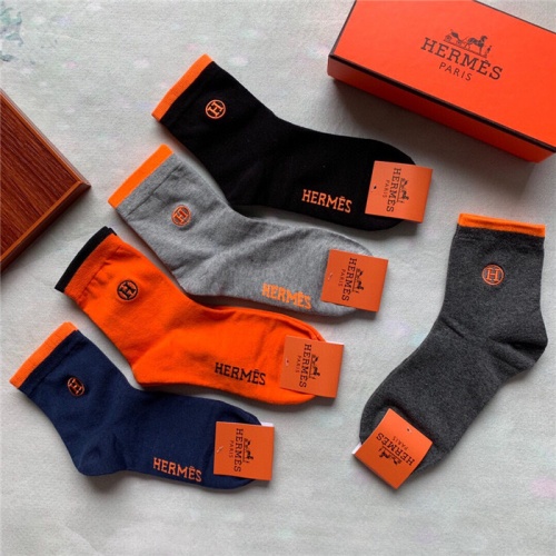 Replica Hermes Socks #831337 $29.00 USD for Wholesale