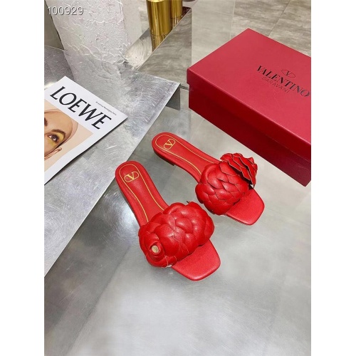Replica Valentino Slippers For Women #831380 $68.00 USD for Wholesale