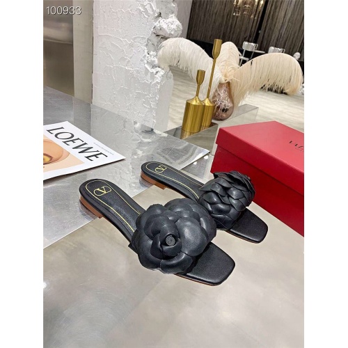 Replica Valentino Slippers For Women #831383 $68.00 USD for Wholesale