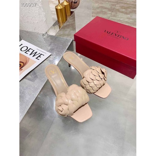 Replica Valentino Slippers For Women #831387 $72.00 USD for Wholesale