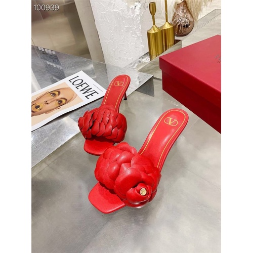 Replica Valentino Slippers For Women #831388 $72.00 USD for Wholesale