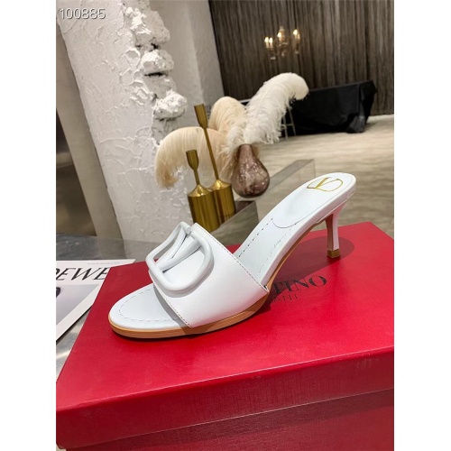 Replica Valentino Slippers For Women #831393 $72.00 USD for Wholesale