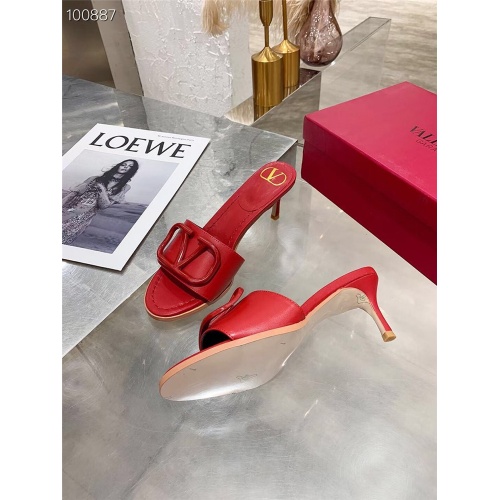 Replica Valentino Slippers For Women #831395 $72.00 USD for Wholesale