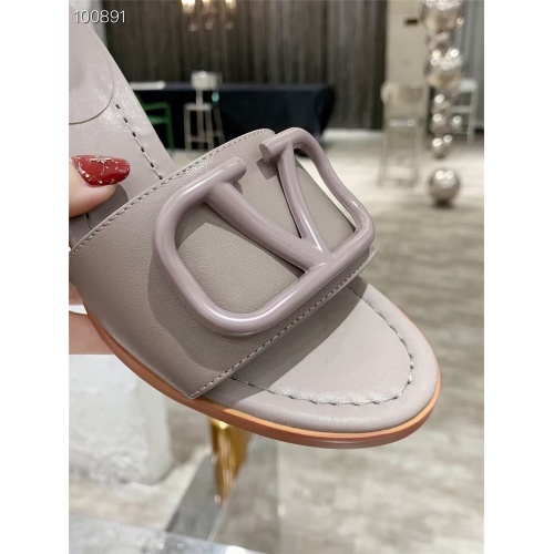 Replica Valentino Slippers For Women #831397 $72.00 USD for Wholesale