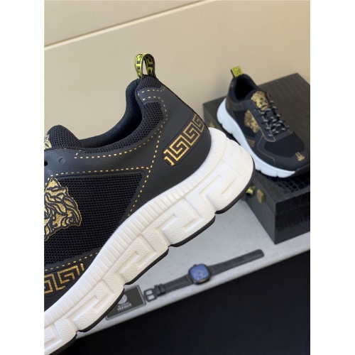 Replica Versace Casual Shoes For Men #831455 $76.00 USD for Wholesale