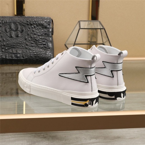 Replica Prada High Tops Shoes For Men #831483 $85.00 USD for Wholesale
