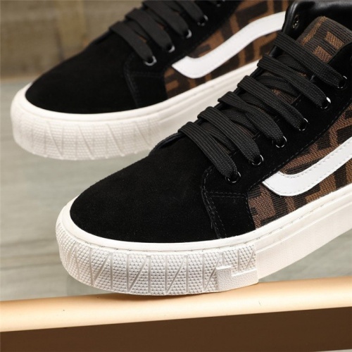 Replica Fendi High Tops Casual Shoes For Men #831494 $82.00 USD for Wholesale