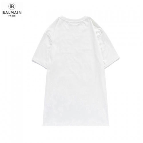 Replica Balmain T-Shirts Short Sleeved For Men #831616 $29.00 USD for Wholesale
