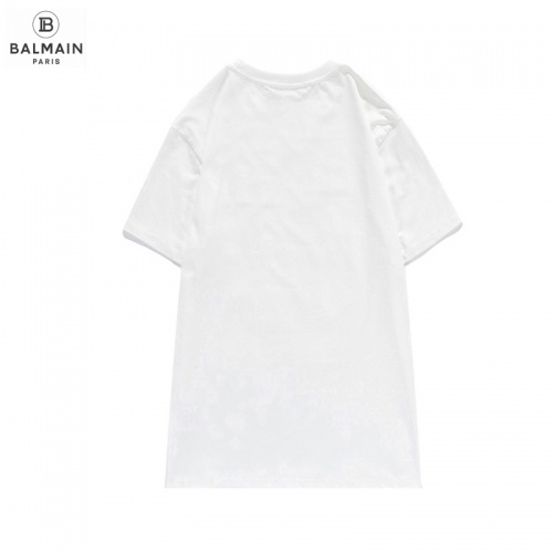Replica Balmain T-Shirts Short Sleeved For Men #831616 $29.00 USD for Wholesale