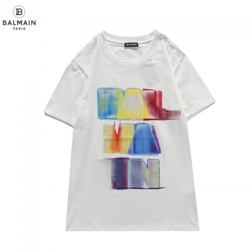 Balmain T-Shirts Short Sleeved For Men #831617 $29.00 USD, Wholesale Replica Balmain T-Shirts