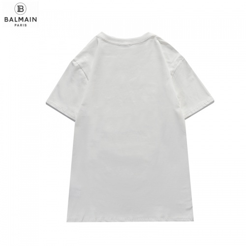 Replica Balmain T-Shirts Short Sleeved For Men #831617 $29.00 USD for Wholesale