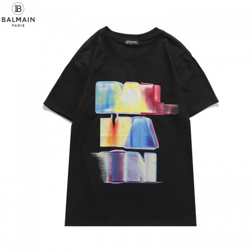 Balmain T-Shirts Short Sleeved For Men #831618 $29.00 USD, Wholesale Replica Balmain T-Shirts