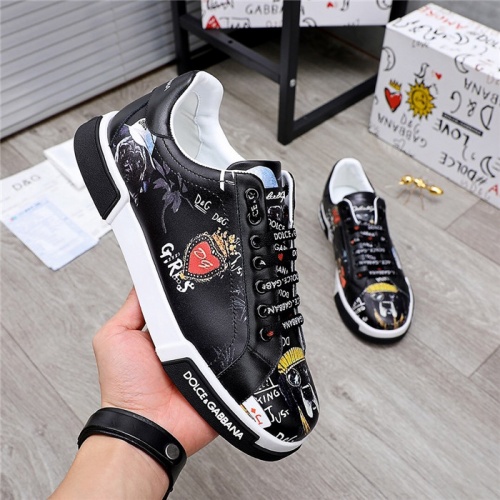 Replica Dolce & Gabbana D&G Casual Shoes For Men #831693 $80.00 USD for Wholesale