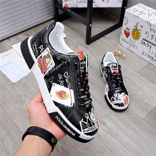 Replica Dolce & Gabbana D&G Casual Shoes For Men #831694 $80.00 USD for Wholesale