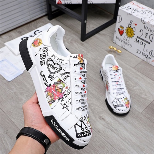 Replica Dolce & Gabbana D&G Casual Shoes For Men #831695 $80.00 USD for Wholesale