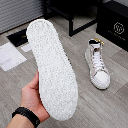 Replica Philipp Plein PP High Tops Shoes For Men #831999 $85.00 USD for Wholesale