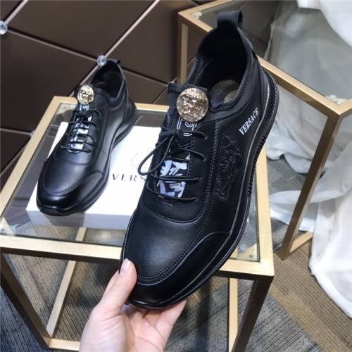 Replica Versace Casual Shoes For Men #832017 $80.00 USD for Wholesale