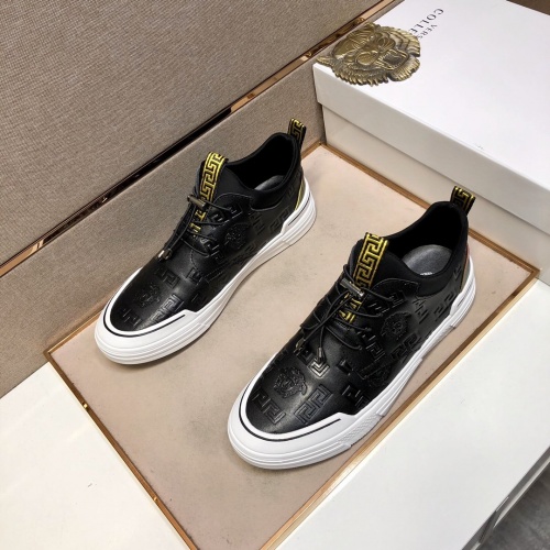 Versace Casual Shoes For Men #832051 $82.00 USD, Wholesale Replica Versace Casual Shoes