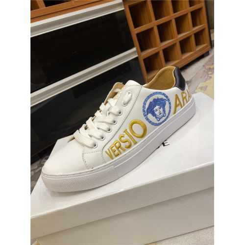 Replica Versace Casual Shoes For Men #832060 $76.00 USD for Wholesale