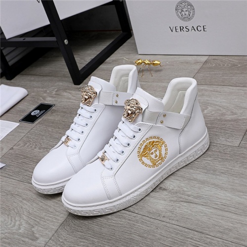 Versace Casual Shoes For Men #832073 $80.00 USD, Wholesale Replica Versace Casual Shoes