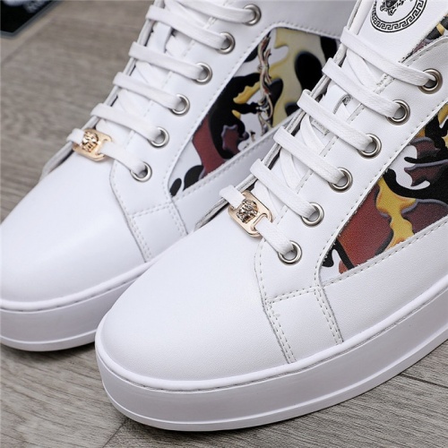 Replica Versace High Tops Shoes For Men #832077 $80.00 USD for Wholesale