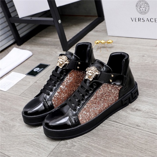 Versace Casual Shoes For Men #832081 $80.00 USD, Wholesale Replica Versace Casual Shoes