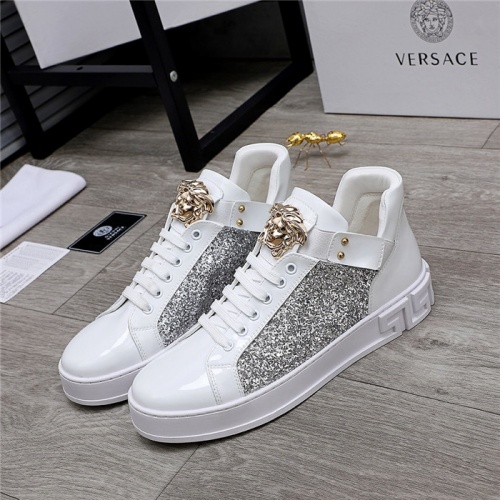 Versace Casual Shoes For Men #832082 $80.00 USD, Wholesale Replica Versace Casual Shoes