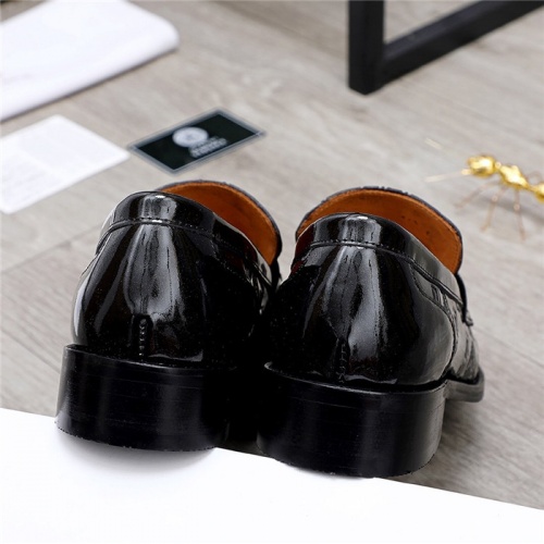 Replica Versace Leather Shoes For Men #832086 $82.00 USD for Wholesale