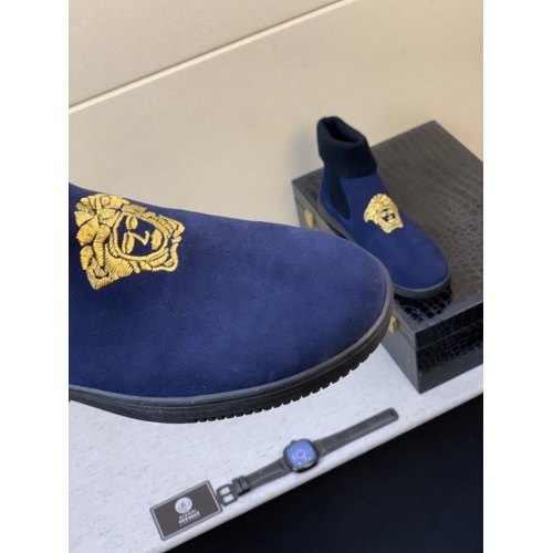 Replica Versace Boots For Men #832095 $76.00 USD for Wholesale