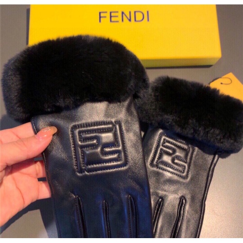 Replica Fendi Gloves For Women #832099 $56.00 USD for Wholesale