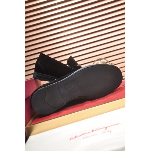 Replica Salvatore Ferragamo Leather Shoes For Men #832103 $96.00 USD for Wholesale