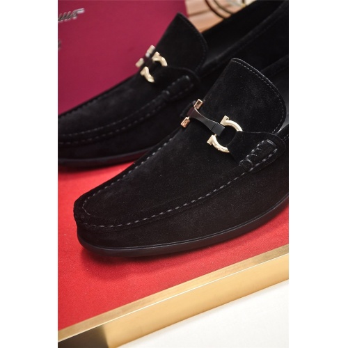Replica Salvatore Ferragamo Leather Shoes For Men #832103 $96.00 USD for Wholesale