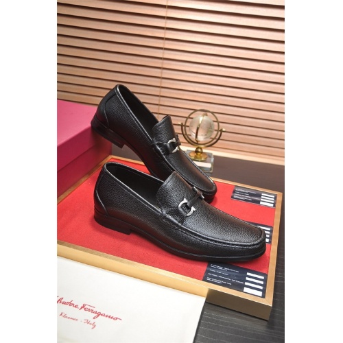 Salvatore Ferragamo Leather Shoes For Men #832104 $96.00 USD, Wholesale Replica Salvatore Ferragamo Leather Shoes