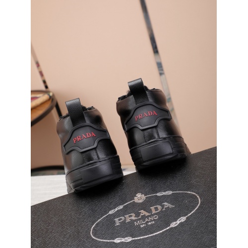 Replica Prada High Tops Shoes For Men #832135 $85.00 USD for Wholesale