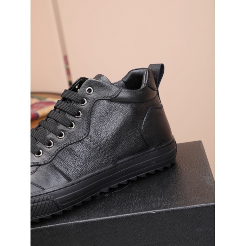 Replica Prada High Tops Shoes For Men #832138 $85.00 USD for Wholesale