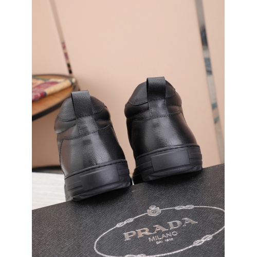 Replica Prada High Tops Shoes For Men #832138 $85.00 USD for Wholesale