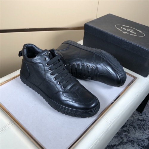 Replica Prada High Tops Shoes For Men #832139 $82.00 USD for Wholesale