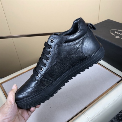 Replica Prada High Tops Shoes For Men #832139 $82.00 USD for Wholesale