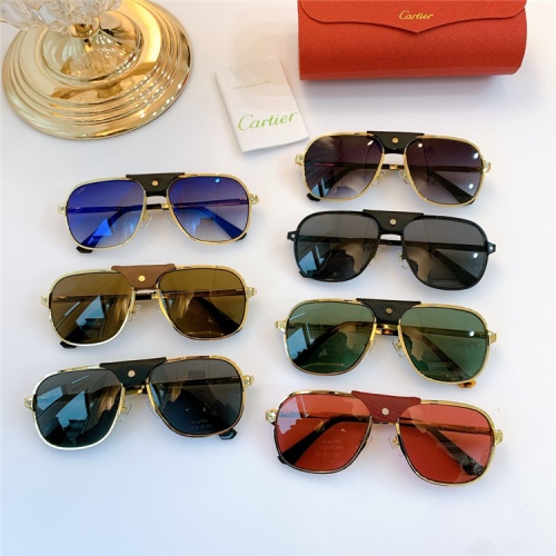 Replica Cartier AAA Quality Sunglasses #832239 $48.00 USD for Wholesale