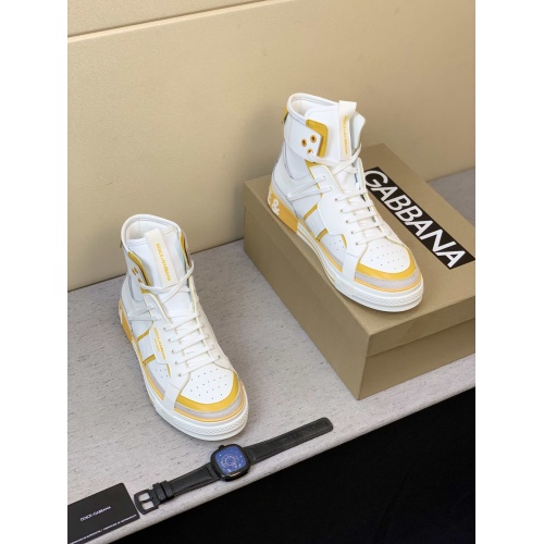 Replica Dolce & Gabbana D&G High Top Shoes For Men #832325 $105.00 USD for Wholesale