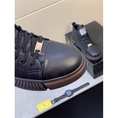 Replica Armani High Tops Shoes For Men #832344 $88.00 USD for Wholesale