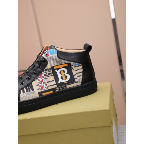 Replica Burberry High Tops Shoes For Men #832400 $80.00 USD for Wholesale